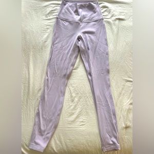 Lavender Lululemon 25 Inch Align Leggings / Size 4